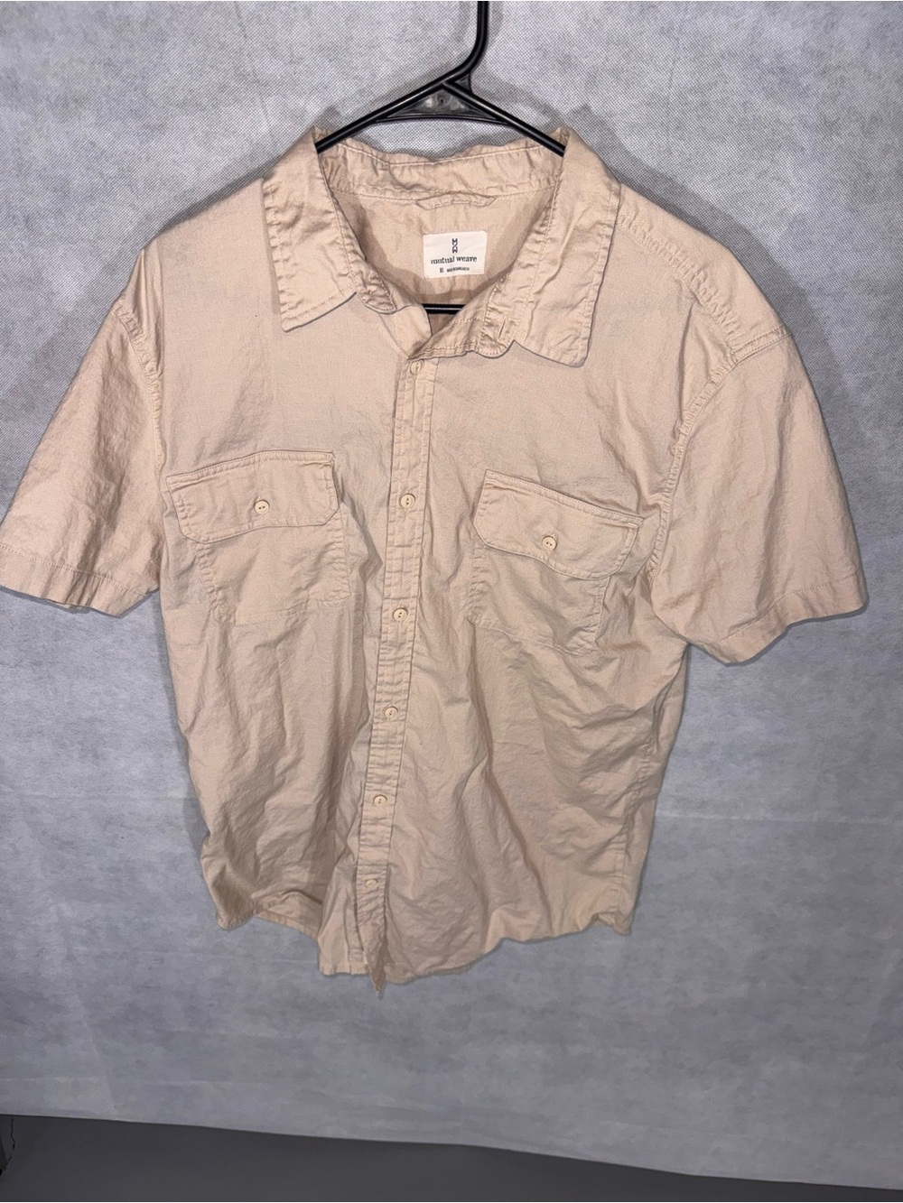 Men's Short Sleeve Button-Up Shirt Made in Bangladesh